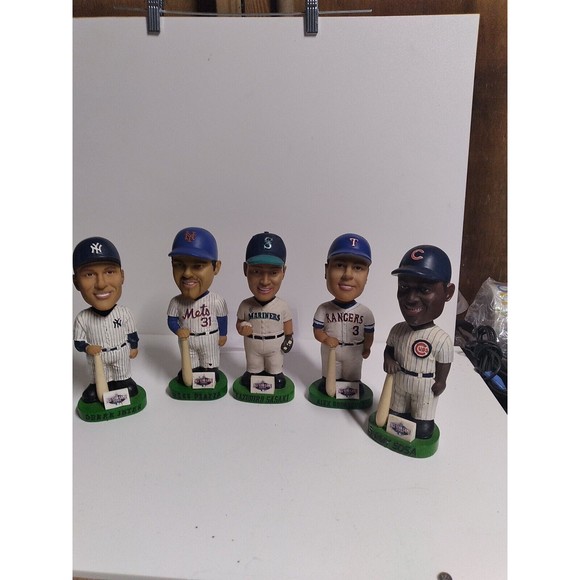 2001 All Star Game Players Bobbleheads 5 FIGURINES